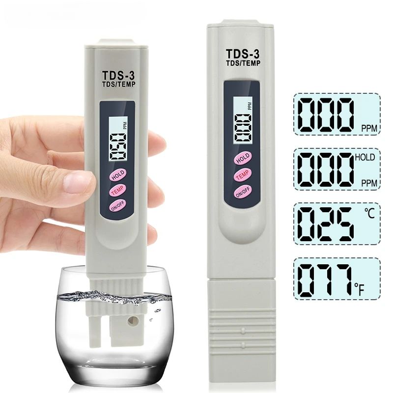 Marine Aquarium Water Analyzer - 1/3 Pcs Portable LCD Digital TDS