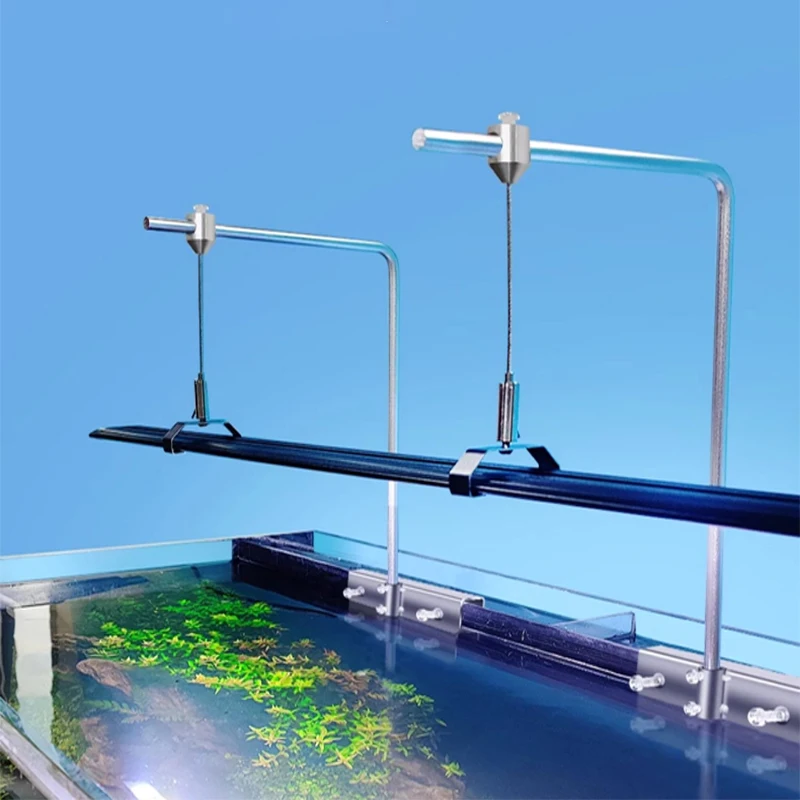 Marine Aquarium Lamp - 2PC Adjustable Tank Mount Bracket for