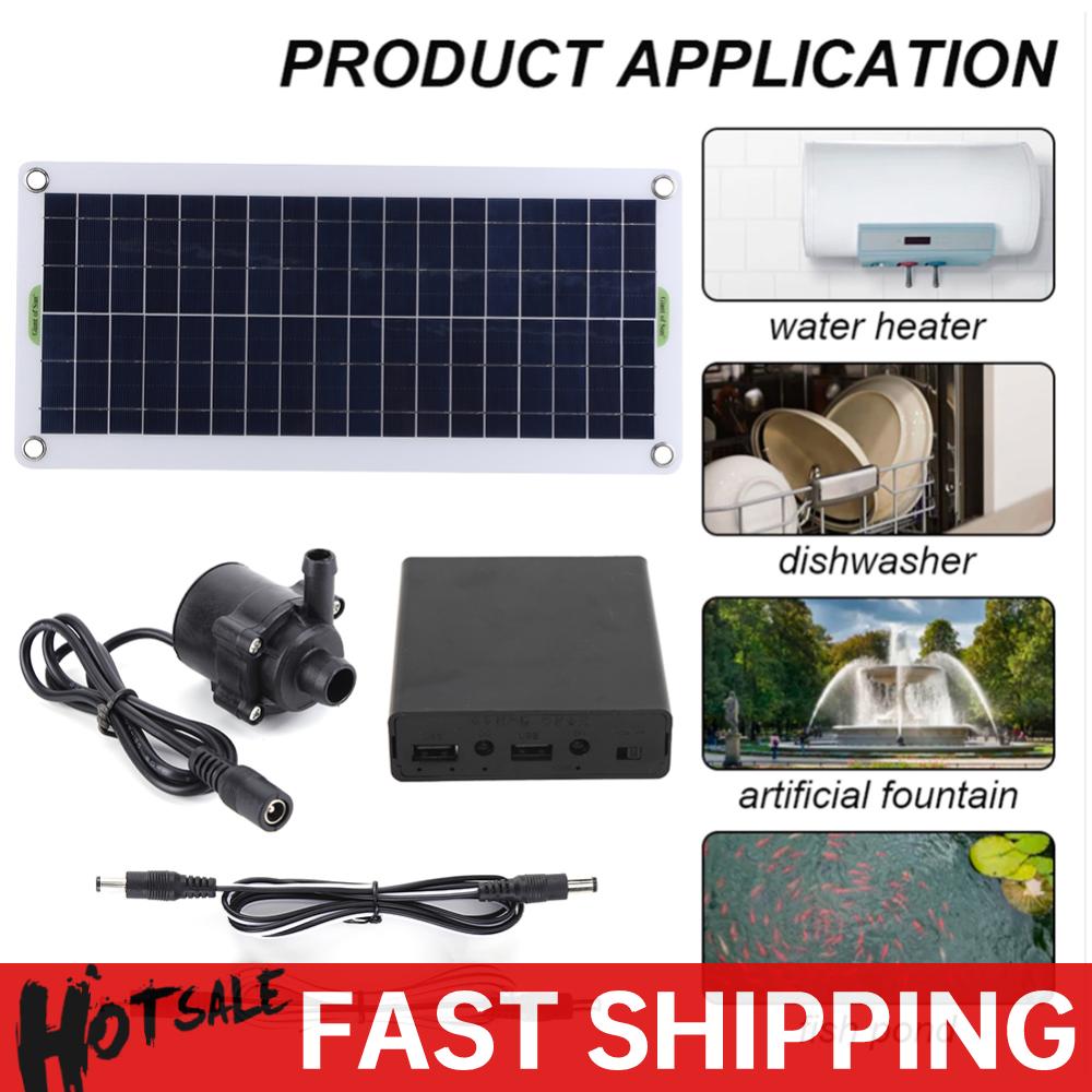 Marine Aquarium Mini - 18V 30W Fountain Panel Pump Garden
