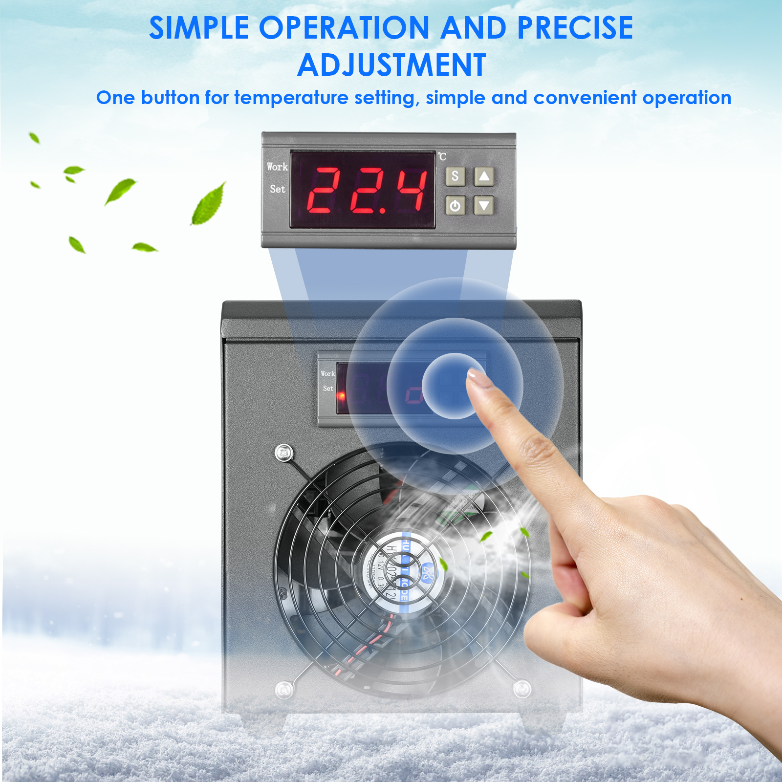 180W Aquarium Water Chiller 55 - Marine Aquarium Chiller 评论和价格