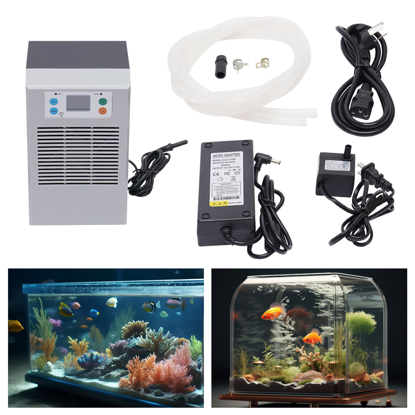Aquarium Water Chiller, 100W F - Marine Aquarium Chiller 评论和价格