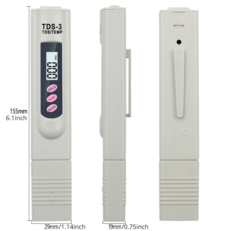 1/3 Pcs Portable LCD Digital T - Marine Aquarium Water Analyzer 评论和价格