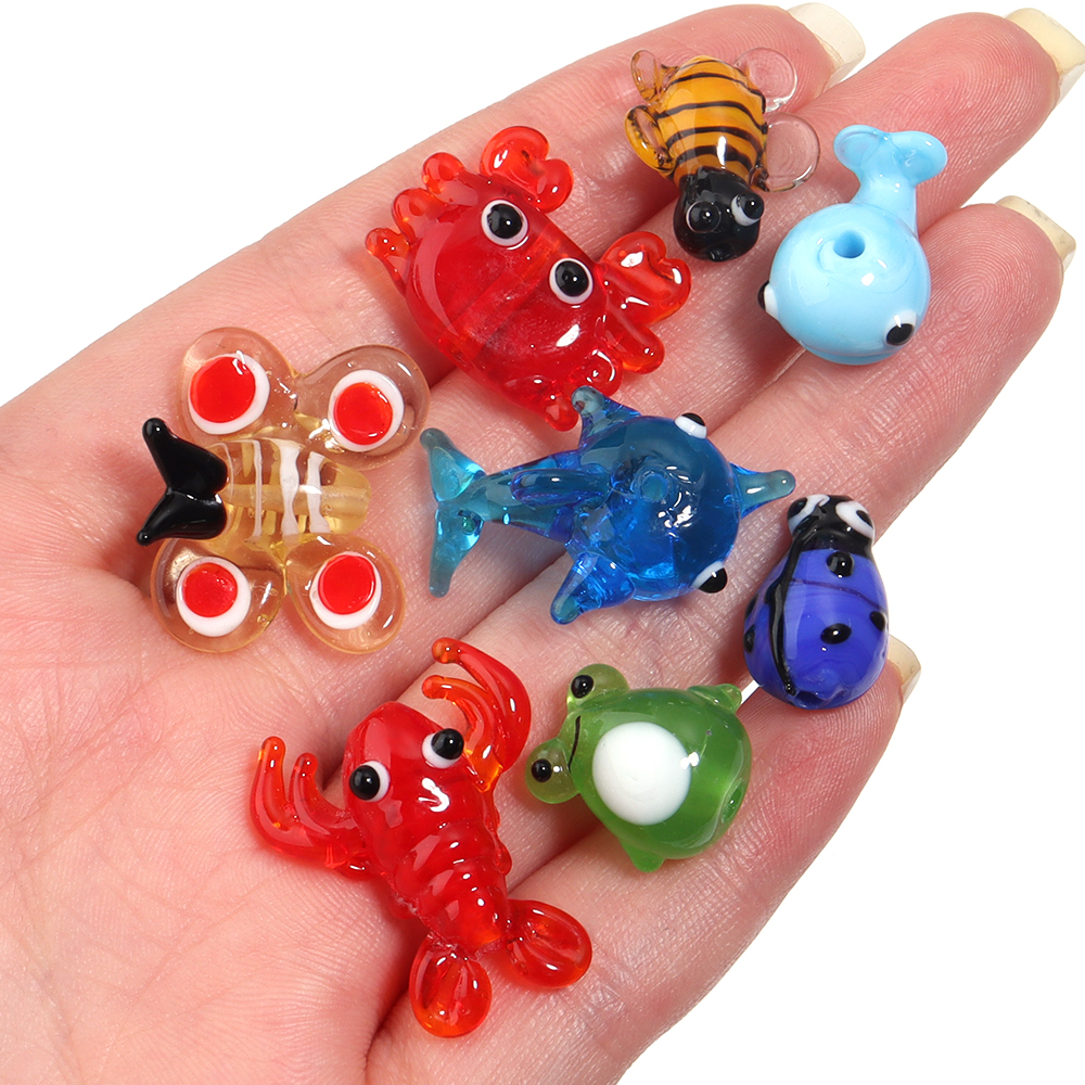 2Pcs Glass Pendant Marine Anim - Marine Aquarium & Regional Centre Photos 评论和价格