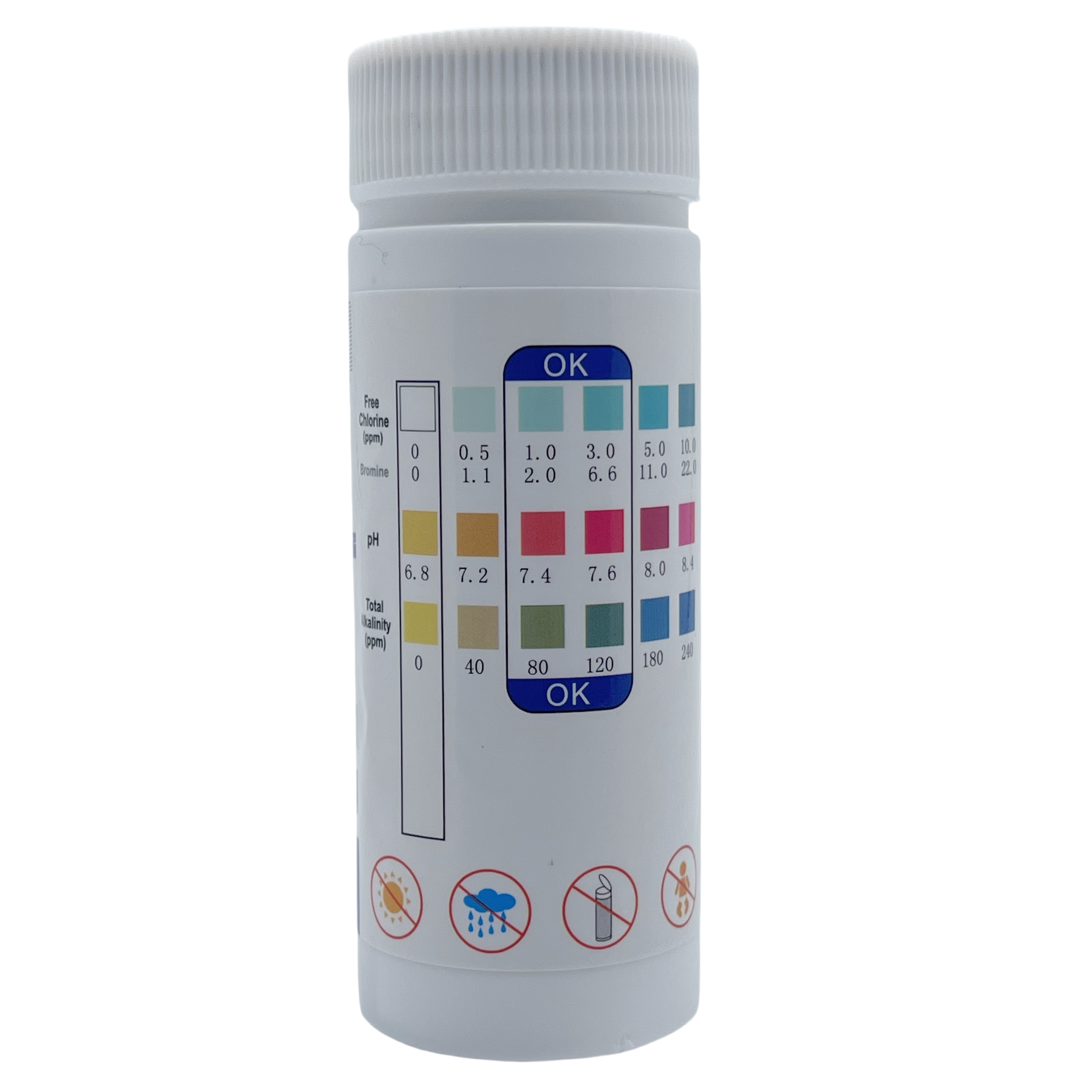 Chlorine PH Test Strips SPA Sw - Marine Aquarium Water Analyzer 评论和价格