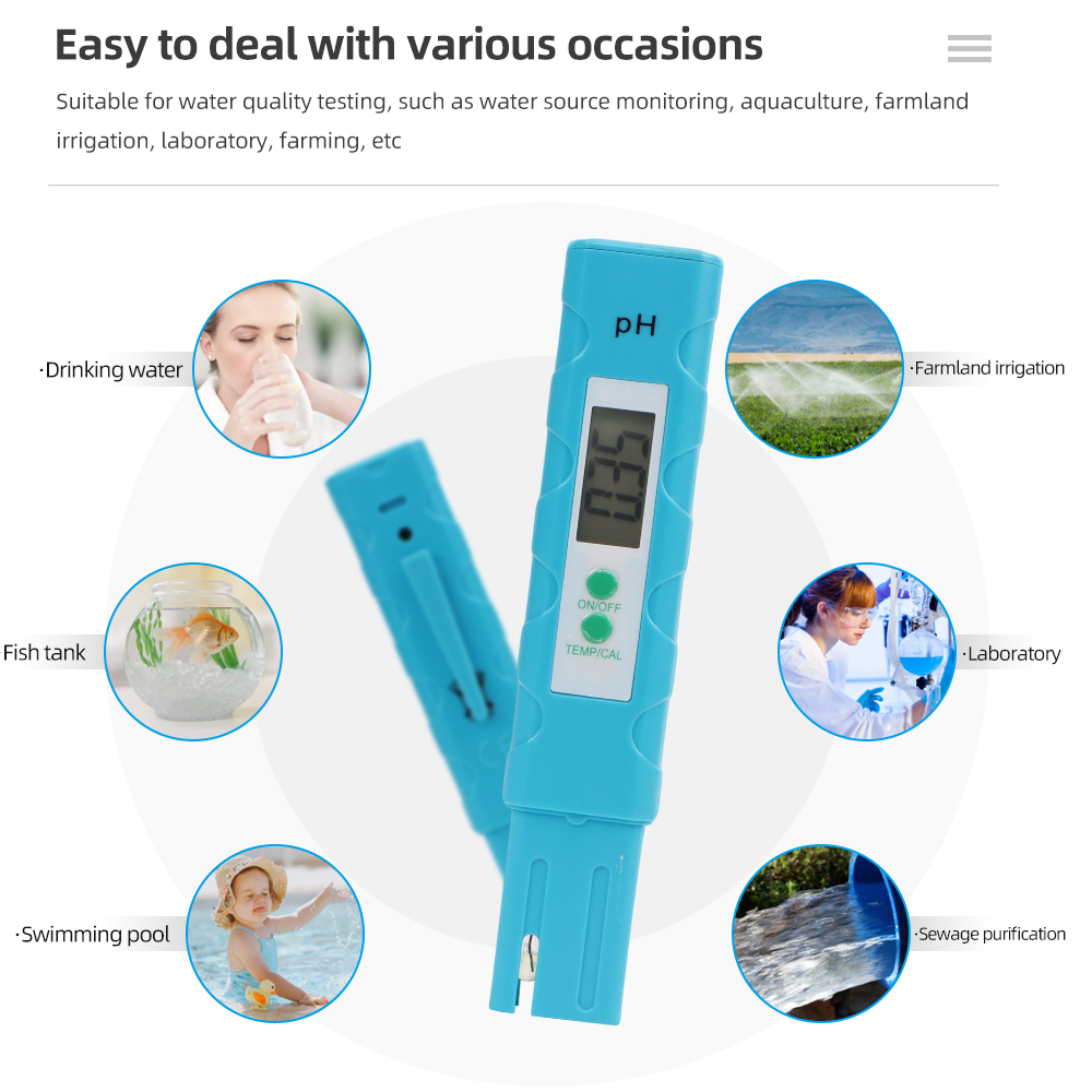LCD Digital PH Test Pen 0-14pH - Marine Aquarium Water Analyzer 评论和价格