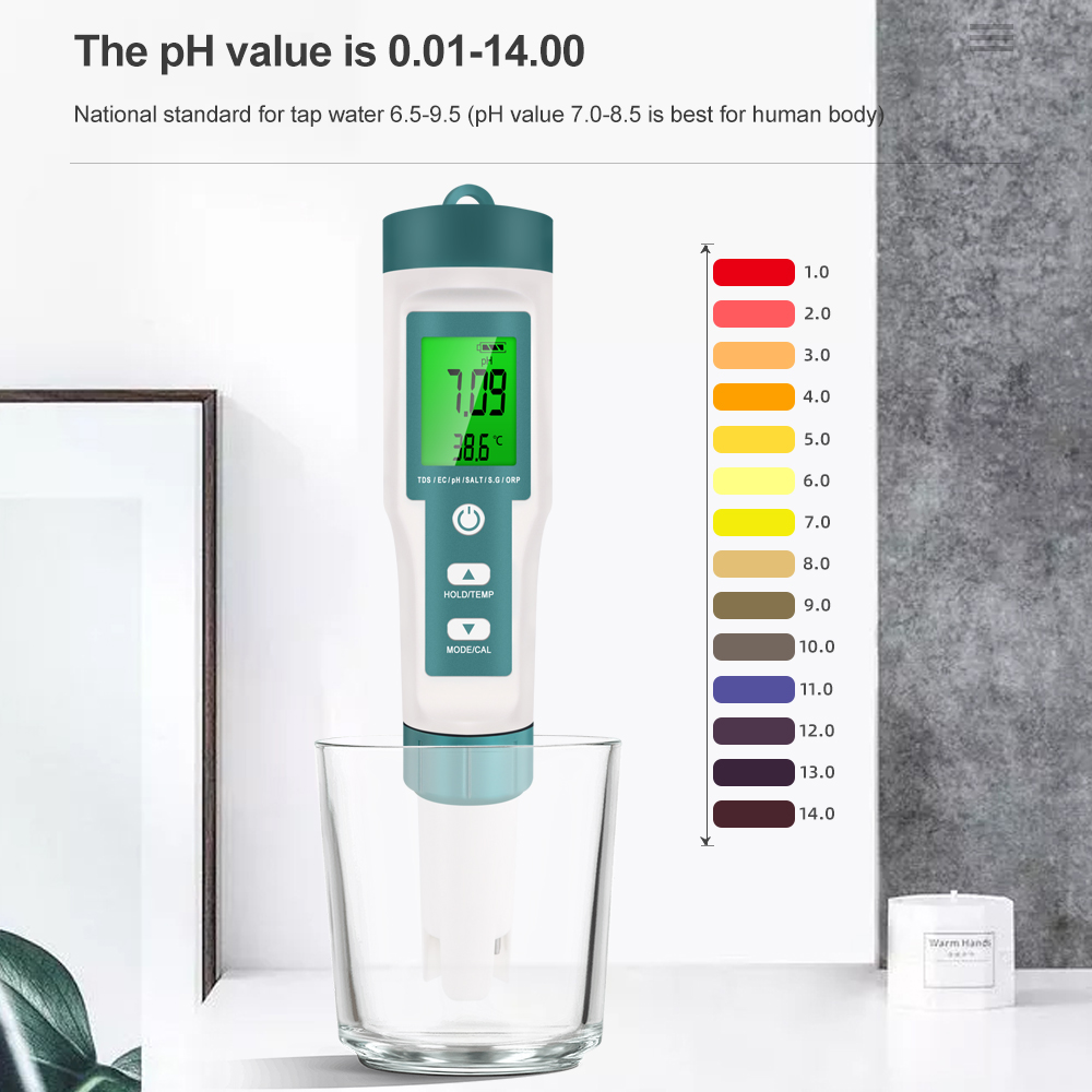 7 in 1 PH TDS EC ORP Salinity  - Marine Aquarium Water Analyzer 评论和价格