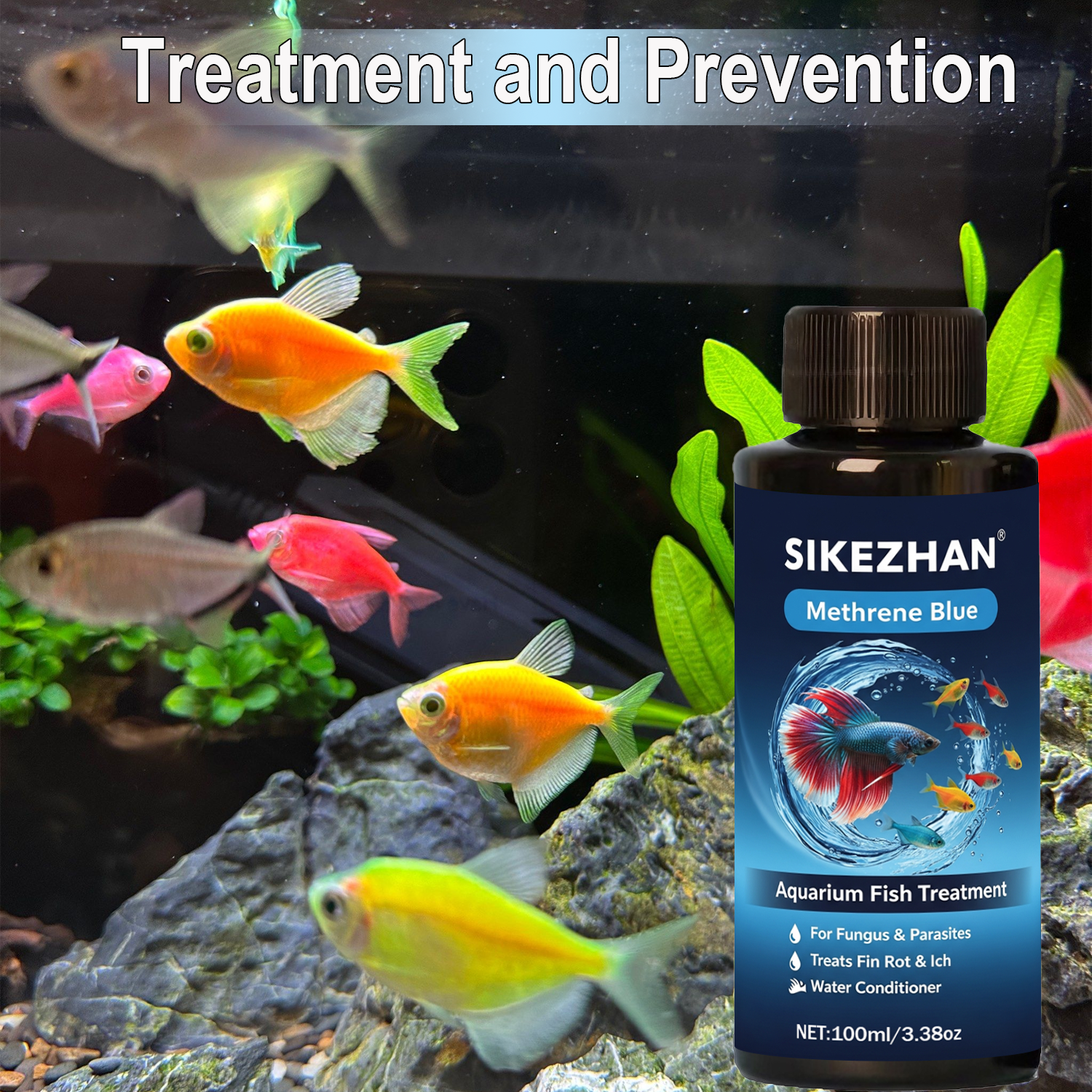 Methylene Blue Solution Aquari - Aquarium Blue Marine 评论和价格