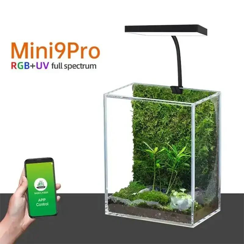 WEEK AQUA Mini 9 Pro USB Nano  - Marine Aquarium Lamp 评论和价格