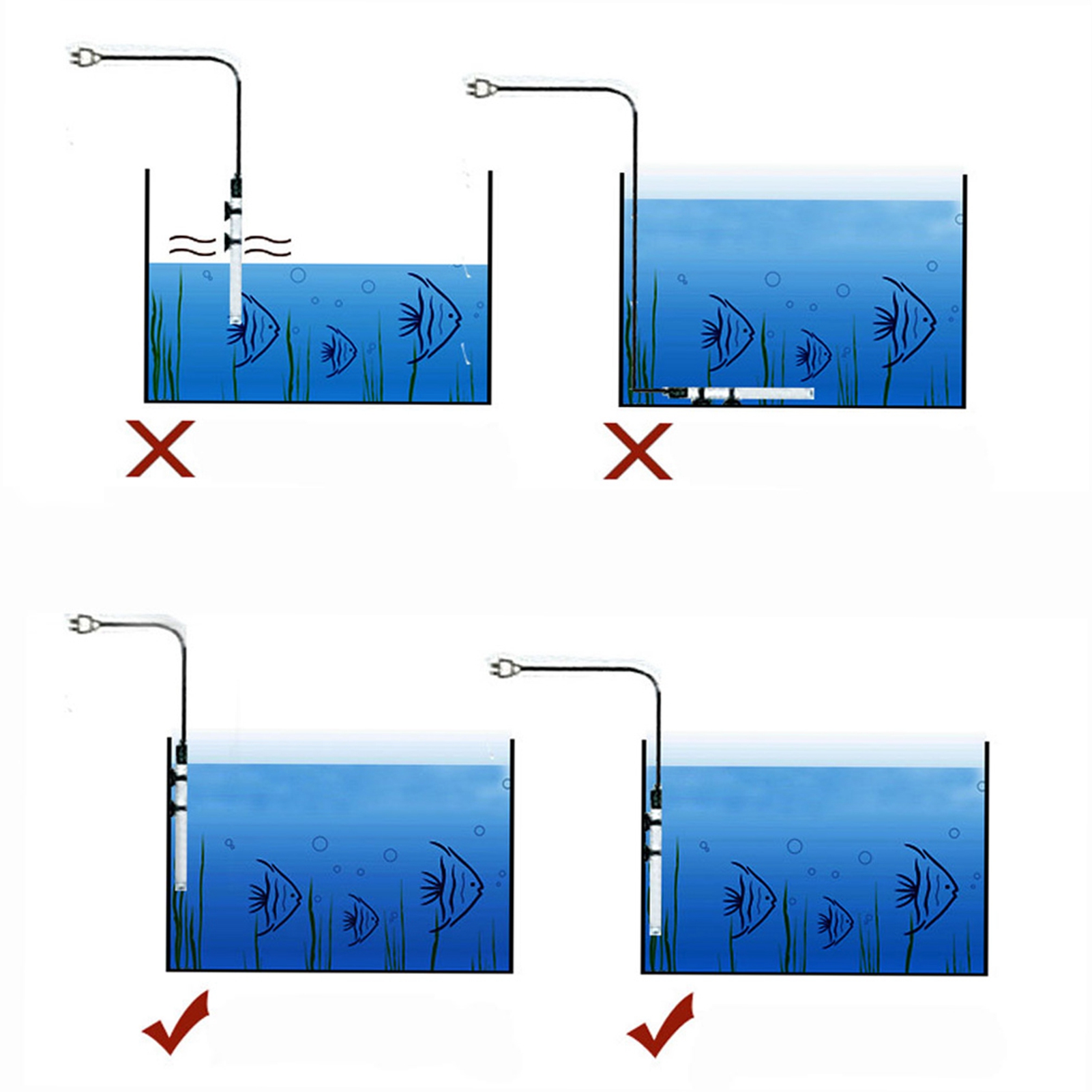 Submersible Heater Heating Rod - Marine Aquarium Lamp 评论和价格