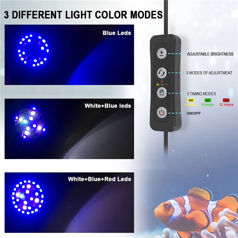 30W Aquarium Fish Tank Sea Wat - Marine Aquarium Lamp 评论和价格