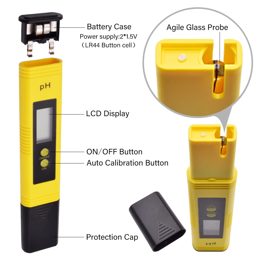 Digital PH Tester Meter Portab - Marine Aquarium Water Analyzer 评论和价格