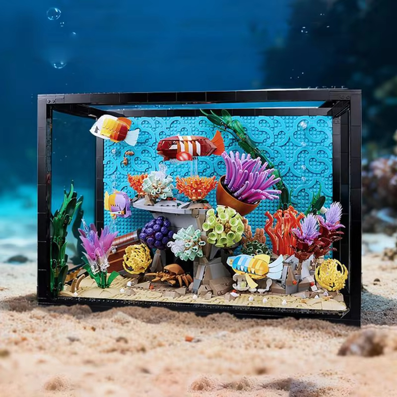 4154Pcs Tropical Aquarium 1036 - Marine Aquarium Cube 评论和价格