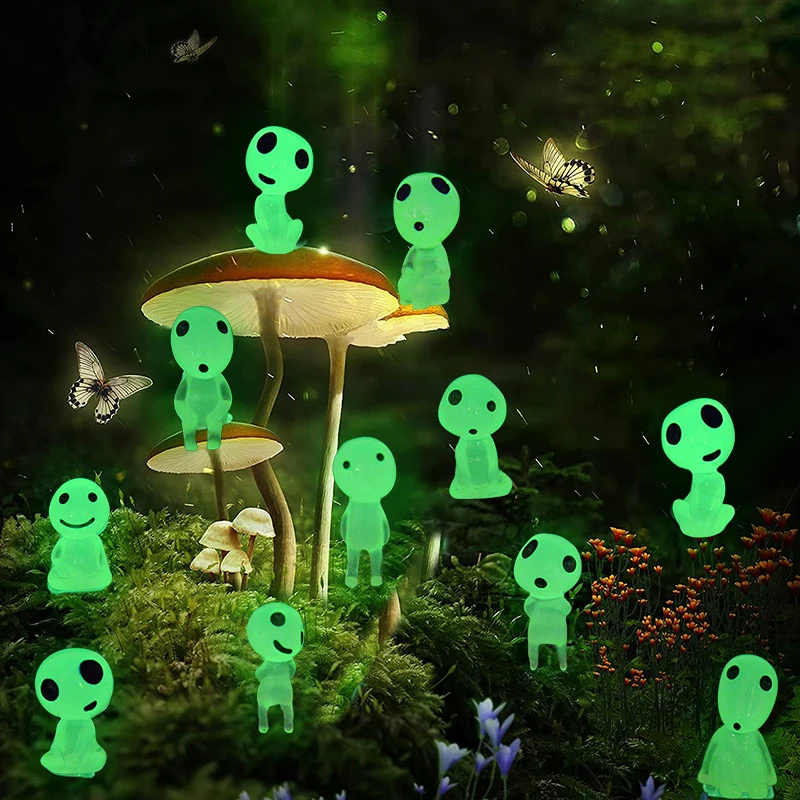 10pcs Mini Luminous Resin Ghos - Marine Aquarium Mini 评论和价格