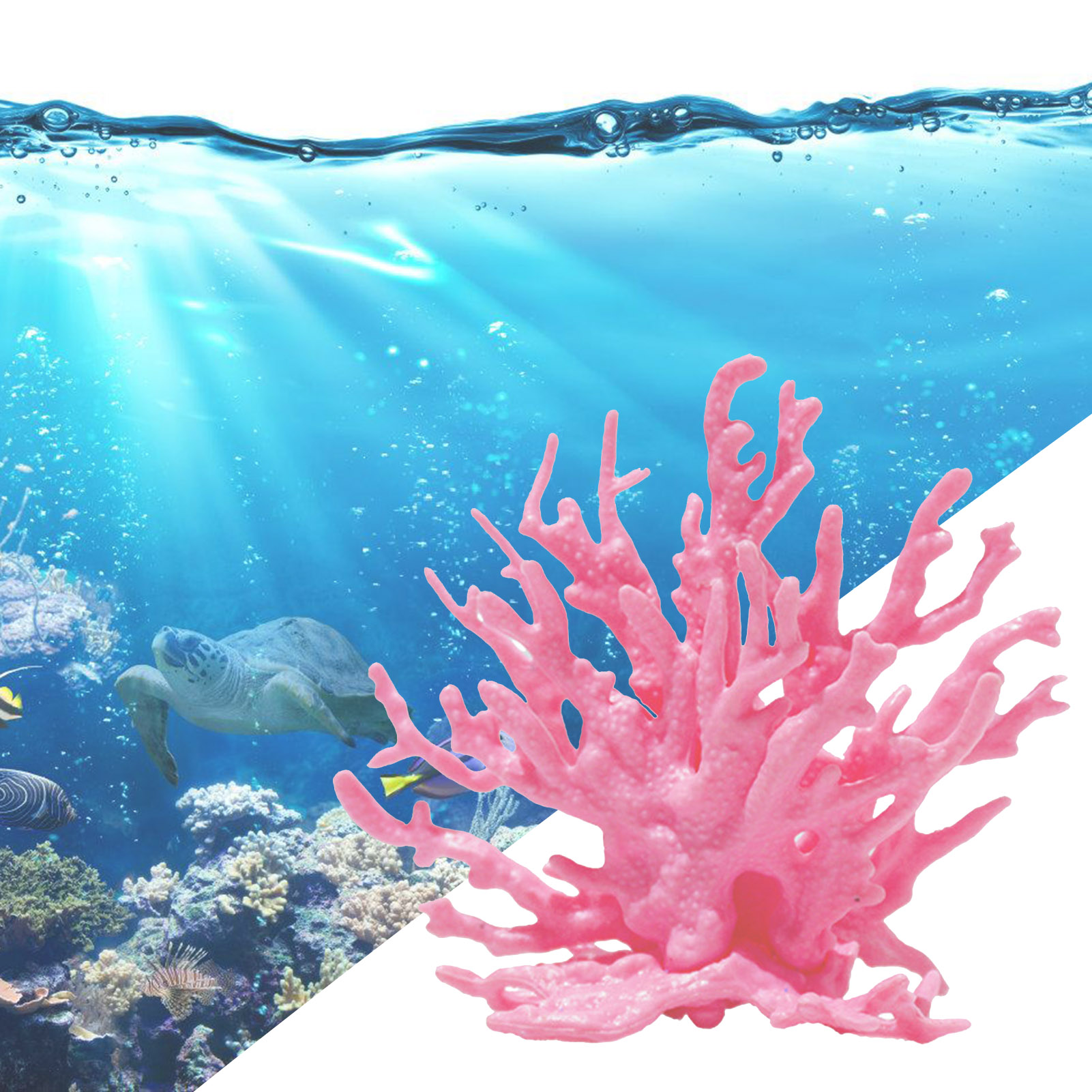 Fish Tank Aquascape Simulation - Aquarium Marine Rock 评论和价格