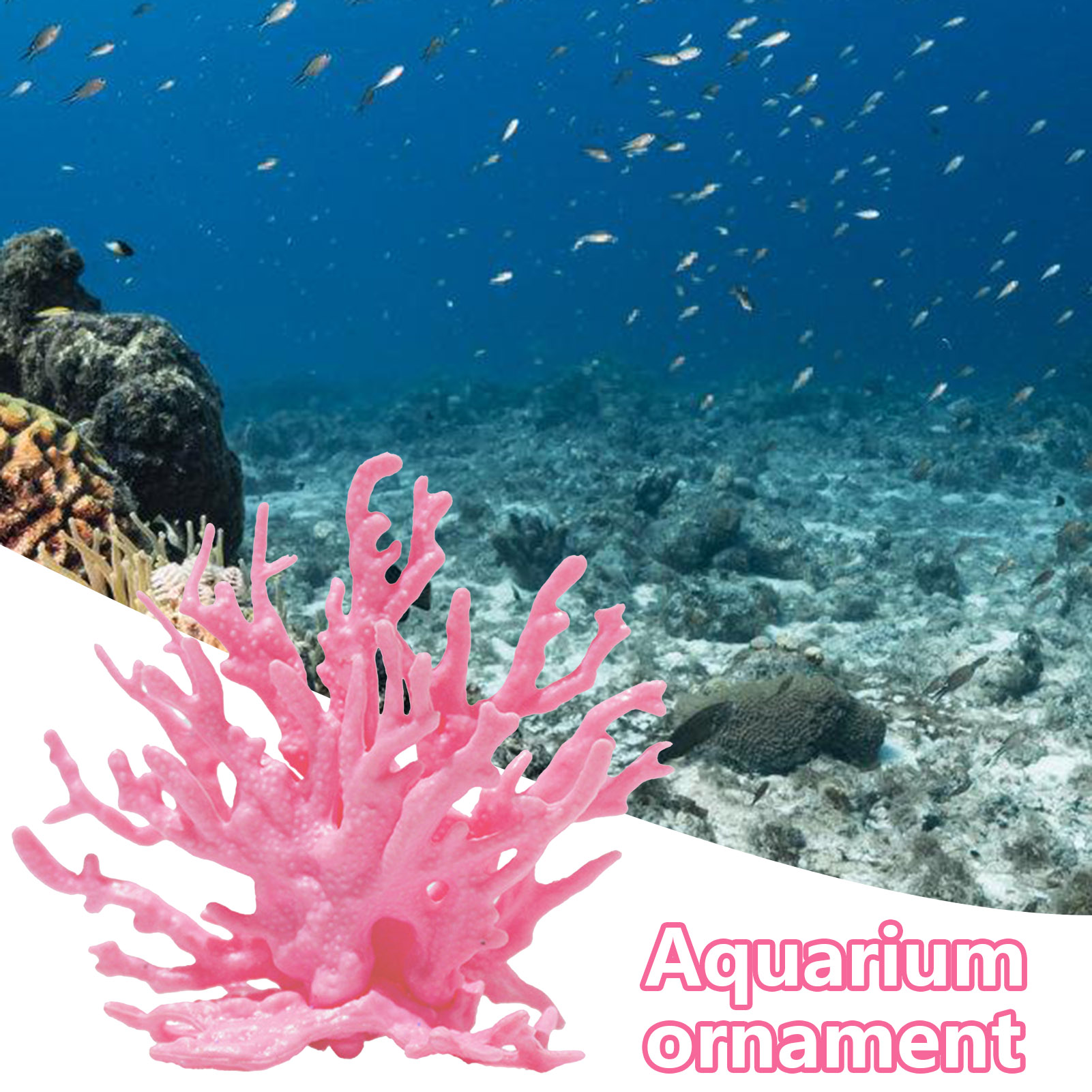 Fish Tank Aquascape Simulation - Aquarium Marine Rock 评论和价格