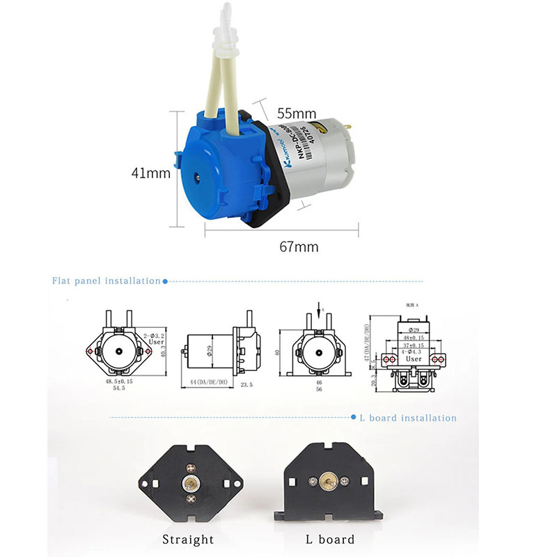 Small  Peristaltic Pump DC 6V/ - Marine Aquarium Dc Pump 评论和价格
