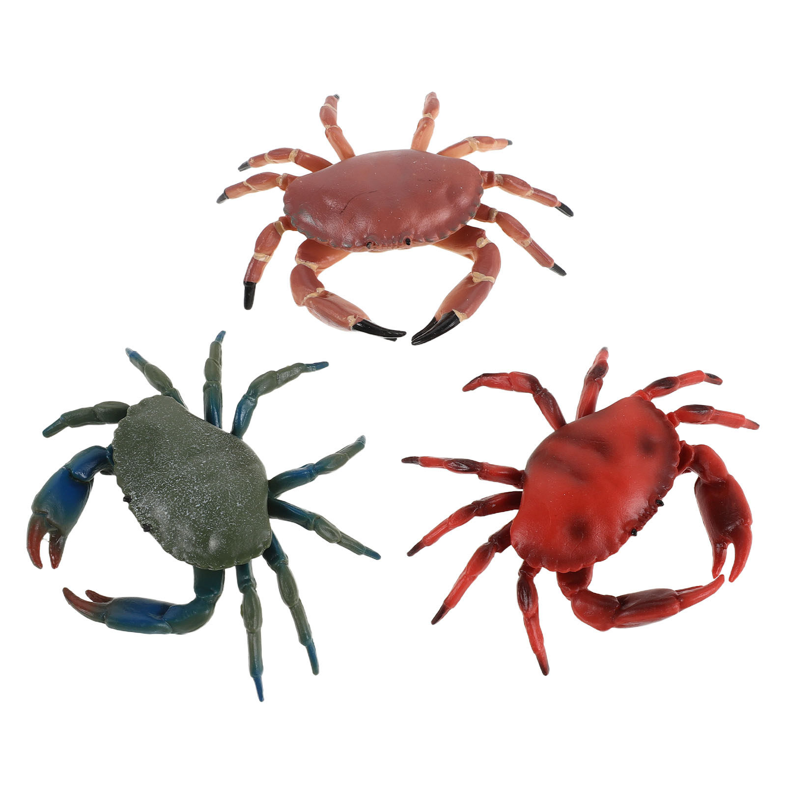 3Pcs Realistic Plastic Crab Fi - Marine Aquarium & Regional Centre Photos 评论和价格