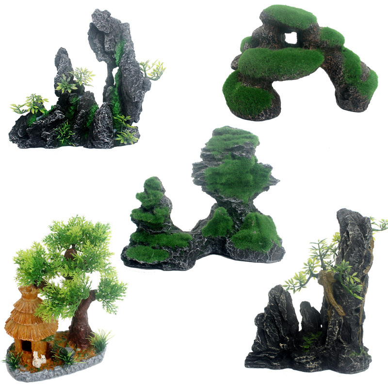 Fish Tank Rockery Landscaping  - Aquarium Marine Rock 评论和价格