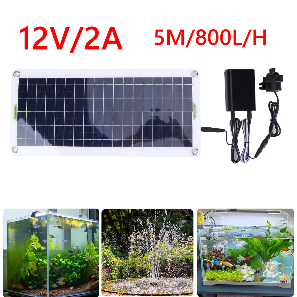 18V 30W Fountain Panel Pump Ga - Marine Aquarium Mini 评论和价格