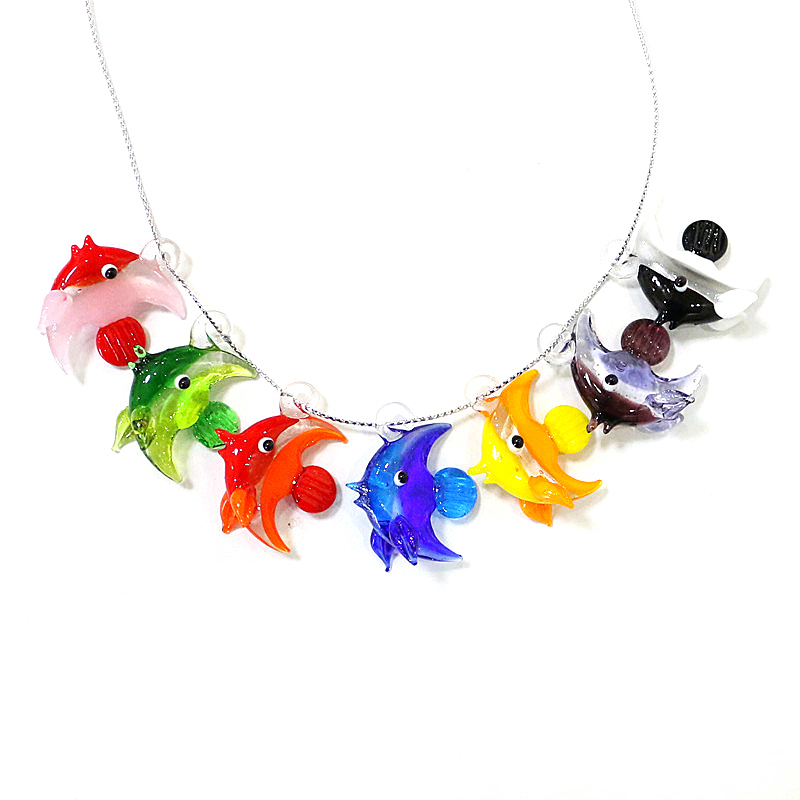2pcs Mini Fish Glass Pendant C - Marine Aquarium & Regional Centre Photos 评论和价格