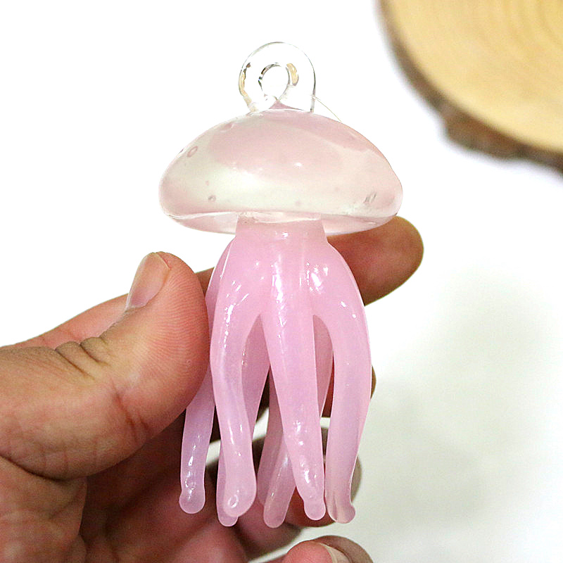 Pink Jellyfish Glass Pendant C - Marine Aquarium & Regional Centre Photos 评论和价格