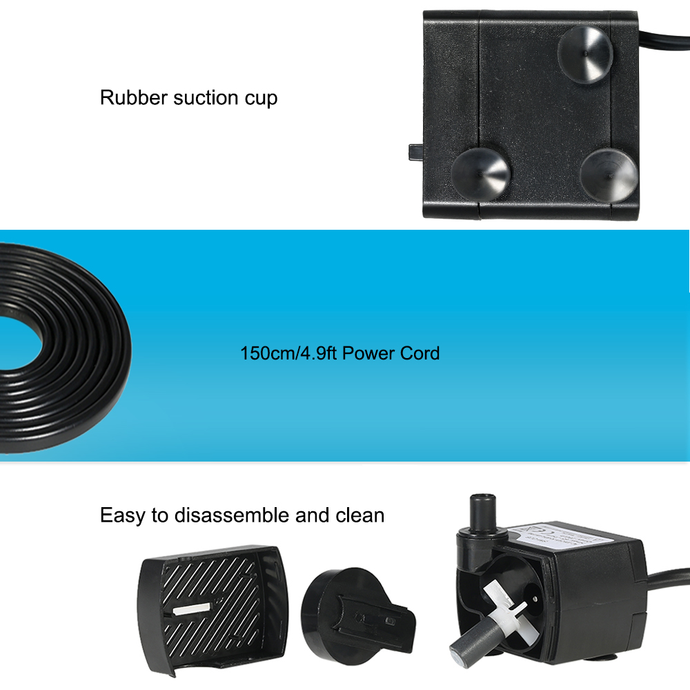 180L/H 2.5W Submersible Water  - Marine Aquarium Dc Pump 评论和价格