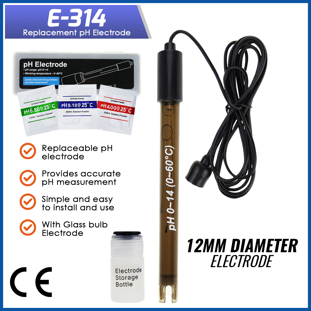 Ph Meter Ph Sonde Pool BNC Typ - Marine Aquarium Water Analyzer 评论和价格
