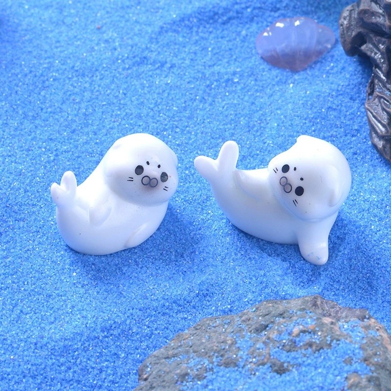 Mini Sea Lion Figurines for Mi - Marine Aquarium Mini 评论和价格